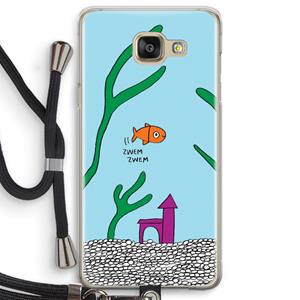 CaseCompany Aquarium: Samsung Galaxy A5 (2016) Transparant Hoesje met koord