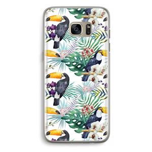 CaseCompany Tukans: Samsung Galaxy S7 Edge Transparant Hoesje