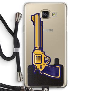 CaseCompany Pew Pew Pew: Samsung Galaxy A5 (2016) Transparant Hoesje met koord