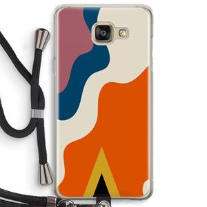 CaseCompany Noor A: Samsung Galaxy A5 (2016) Transparant Hoesje met koord