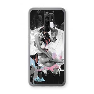 CaseCompany Camouflage de sommeil: Xiaomi Redmi 9 Transparant Hoesje