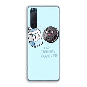 CaseCompany Best Friend Forever: Sony Xperia 5 II Transparant Hoesje