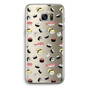 CaseCompany Sushi time: Samsung Galaxy S7 Edge Transparant Hoesje
