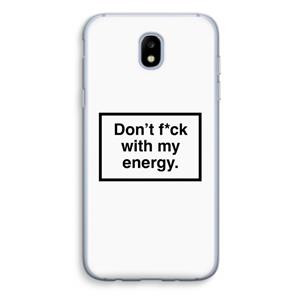 CaseCompany My energy: Samsung Galaxy J5 (2017) Transparant Hoesje