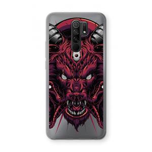 CaseCompany Hell Hound and Serpents: Xiaomi Redmi 9 Transparant Hoesje