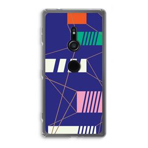 CaseCompany Gestalte 5: Sony Xperia XZ2 Transparant Hoesje