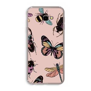CaseCompany Tiny Bugs: Samsung Galaxy J4 Plus Transparant Hoesje