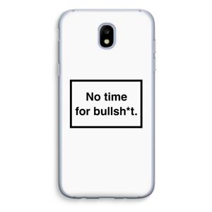 CaseCompany No time: Samsung Galaxy J5 (2017) Transparant Hoesje