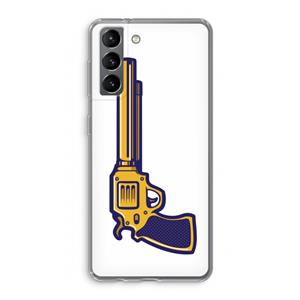 CaseCompany Pew Pew Pew: Samsung Galaxy S21 Transparant Hoesje