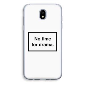CaseCompany No drama: Samsung Galaxy J5 (2017) Transparant Hoesje