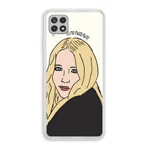 CaseCompany Mary Kate: Samsung Galaxy A22 4G Transparant Hoesje