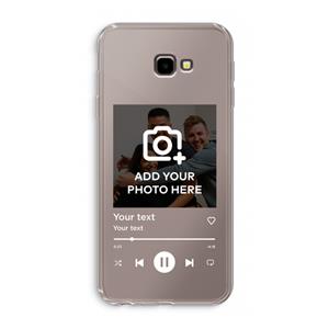 CaseCompany Music Player: Samsung Galaxy J4 Plus Transparant Hoesje