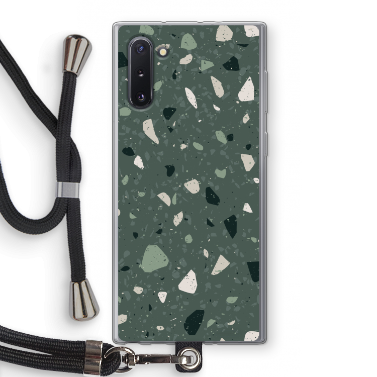 CaseCompany Terrazzo N°19: Samsung Galaxy Note 10 Transparant Hoesje met koord