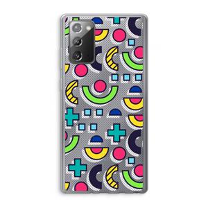 CaseCompany 8-bit N°6: Samsung Galaxy Note 20 / Note 20 5G Transparant Hoesje