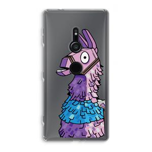 CaseCompany Lama: Sony Xperia XZ2 Transparant Hoesje