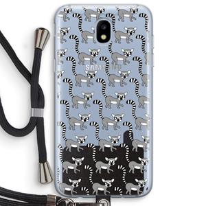 CaseCompany Makis: Samsung Galaxy J5 (2017) Transparant Hoesje met koord