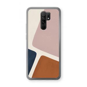 CaseCompany Geo #2: Xiaomi Redmi 9 Transparant Hoesje