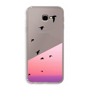CaseCompany Fly away: Samsung Galaxy J4 Plus Transparant Hoesje
