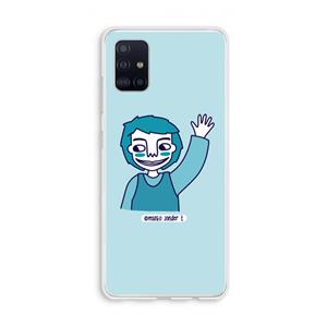 CaseCompany Zwaai: Galaxy A51 4G Transparant Hoesje