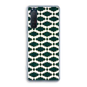 CaseCompany Moroccan tiles: Sony Xperia 5 II Transparant Hoesje
