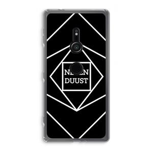 CaseCompany Negenduust geometrisch: Sony Xperia XZ2 Transparant Hoesje
