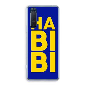 CaseCompany Habibi Blue: Sony Xperia 5 II Transparant Hoesje