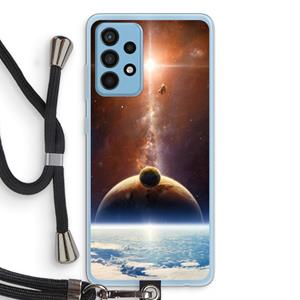 CaseCompany Omicron 2019: Samsung Galaxy A52 Transparant Hoesje met koord