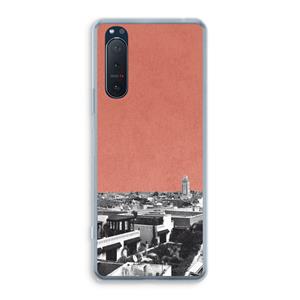 CaseCompany Marrakech Skyline : Sony Xperia 5 II Transparant Hoesje