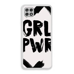 CaseCompany Girl Power #2: Samsung Galaxy A22 4G Transparant Hoesje