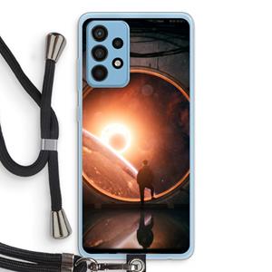 CaseCompany Ephemeral: Samsung Galaxy A52 Transparant Hoesje met koord
