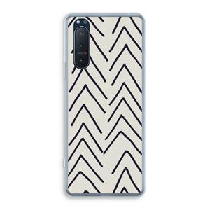 CaseCompany Marrakech Arrows: Sony Xperia 5 II Transparant Hoesje