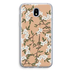 CaseCompany Blossoming spring: Samsung Galaxy J5 (2017) Transparant Hoesje