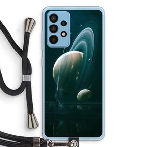 CaseCompany Mercurius: Samsung Galaxy A52 Transparant Hoesje met koord