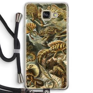 CaseCompany Haeckel Lacertilia: Samsung Galaxy A5 (2016) Transparant Hoesje met koord