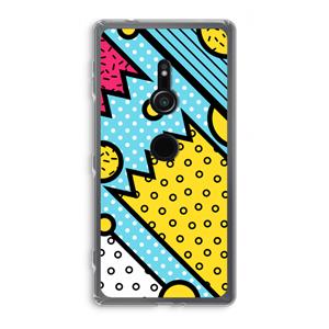 CaseCompany Pop Art #1: Sony Xperia XZ2 Transparant Hoesje