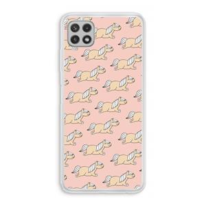 CaseCompany Ponys: Samsung Galaxy A22 4G Transparant Hoesje