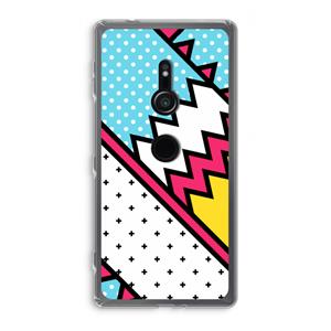 CaseCompany Pop Art #2: Sony Xperia XZ2 Transparant Hoesje
