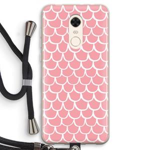 CaseCompany Dakpannetjes: Xiaomi Redmi 5 Transparant Hoesje met koord
