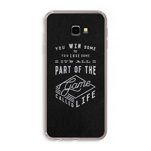 CaseCompany Life: Samsung Galaxy J4 Plus Transparant Hoesje