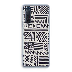 CaseCompany Marrakech print: Sony Xperia 5 II Transparant Hoesje