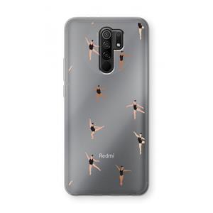 CaseCompany Dancing #1: Xiaomi Redmi 9 Transparant Hoesje