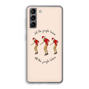 CaseCompany Jingle Ladies: Samsung Galaxy S21 Transparant Hoesje