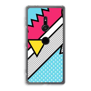 CaseCompany Pop Art #3: Sony Xperia XZ2 Transparant Hoesje