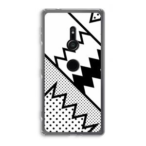 CaseCompany Pop Art #5: Sony Xperia XZ2 Transparant Hoesje