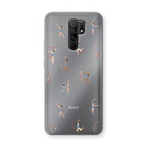 CaseCompany Dancing #3: Xiaomi Redmi 9 Transparant Hoesje