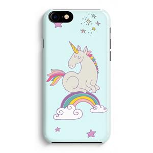 CaseCompany Regenboog eenhoorn: iPhone 8 Volledig Geprint Hoesje