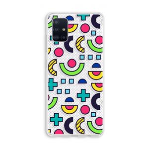 CaseCompany 8-bit N°6: Galaxy A51 4G Transparant Hoesje