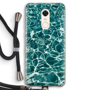CaseCompany Weerkaatsing water: Xiaomi Redmi 5 Transparant Hoesje met koord
