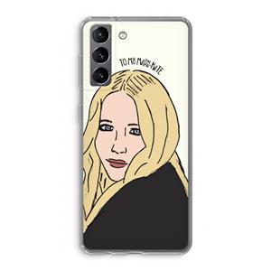 CaseCompany Mary Kate: Samsung Galaxy S21 Transparant Hoesje
