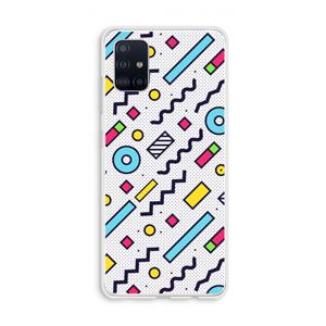 CaseCompany 8-bit N°8: Galaxy A51 4G Transparant Hoesje